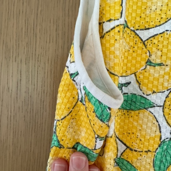 C. Wonder Preppy Tik Tok Lemon Shift Dress / size 10 - Picture 8 of 14